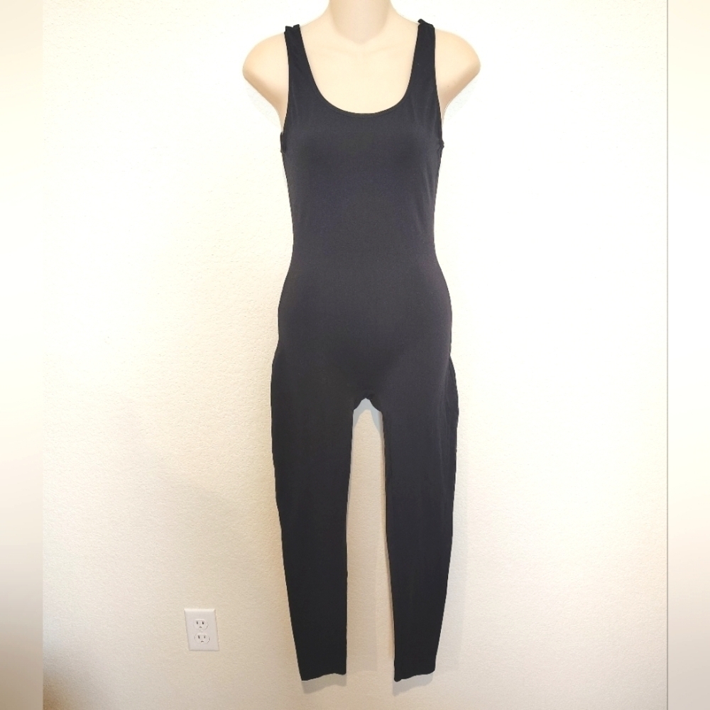 Danskin Black Sleeveless Jumpsuit